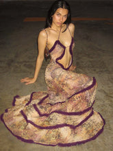 Halter Backless Split Maxi Dress InsStreet